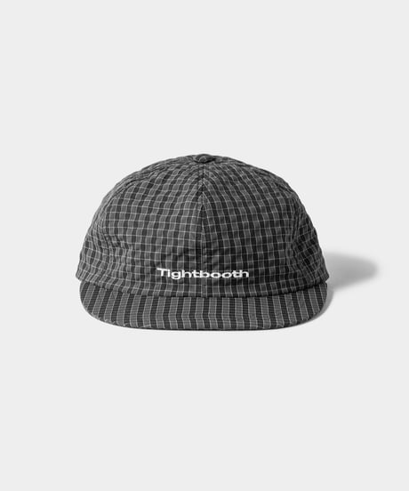 TIGHTBOOTH | TBPR / RIPPLE PLAID 6 PANEL | Black