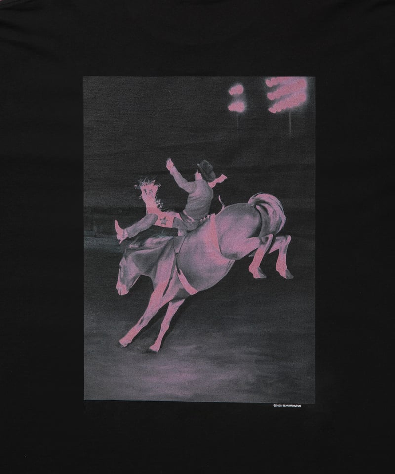 𝐂𝐎𝐎𝐓𝐈𝐄 | Print S/S Tee ( Pink 14 ) | Black | Wo