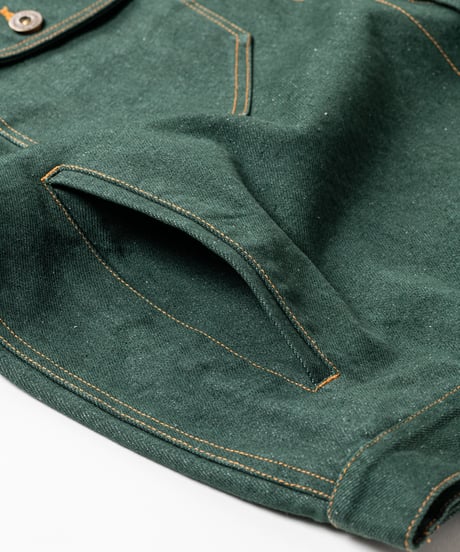 TIGHTBOOTH | TBPR / DENIM JACKET | Dark Green