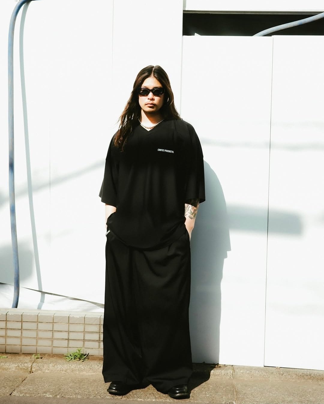 𝐂𝐎𝐎𝐓𝐈𝐄 | Frost Weave Hockey S/S Tee | Black | W