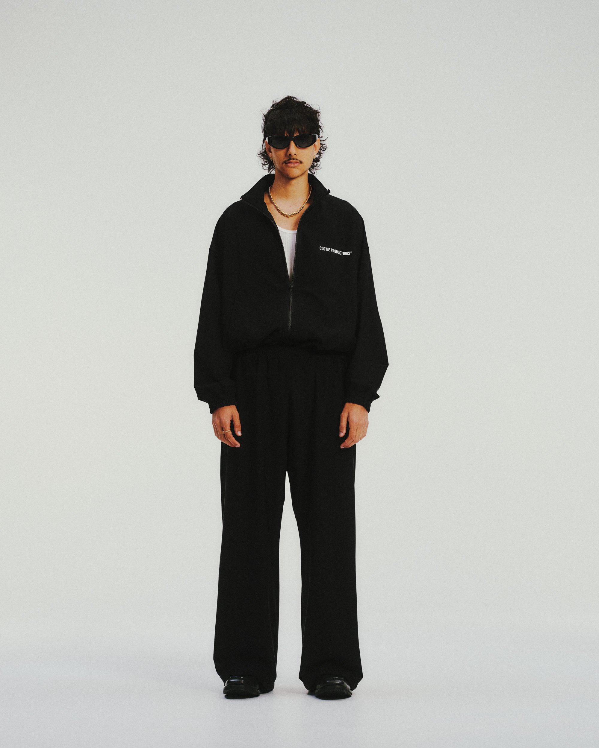 𝐂𝐎𝐎𝐓𝐈𝐄 | Frost Weave Track Jacket | Black | Wor