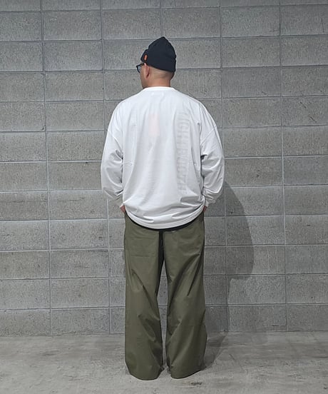 TIGHTBOOTH | TBPR / LABEL LOGO L/S T-SHIRT | White