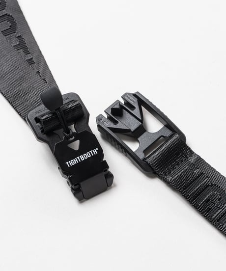 TIGHTBOOTH | TBPR / JACQUARD LOGO BELT | Black
