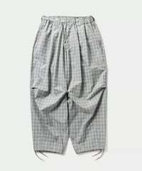 TIGHTBOOTH | PLAID LIGHT BALLOON PANTS | GREY