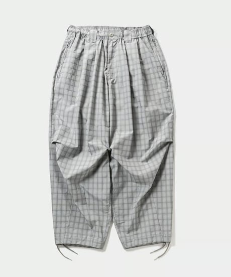 TIGHTBOOTH | PLAID LIGHT BALLOON PANTS | GREY