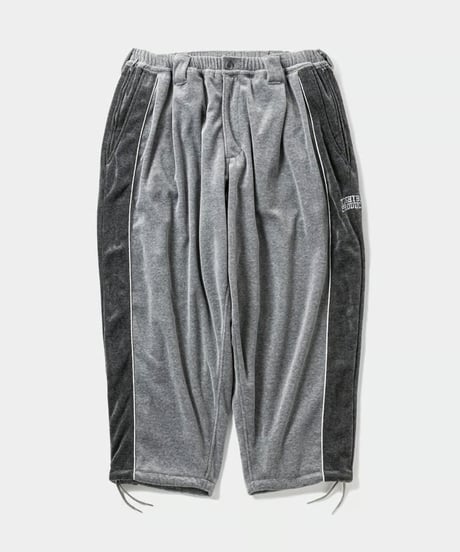 TIGHTBOOTH | VELOUR PIPING BALLOON PANTS | GREY