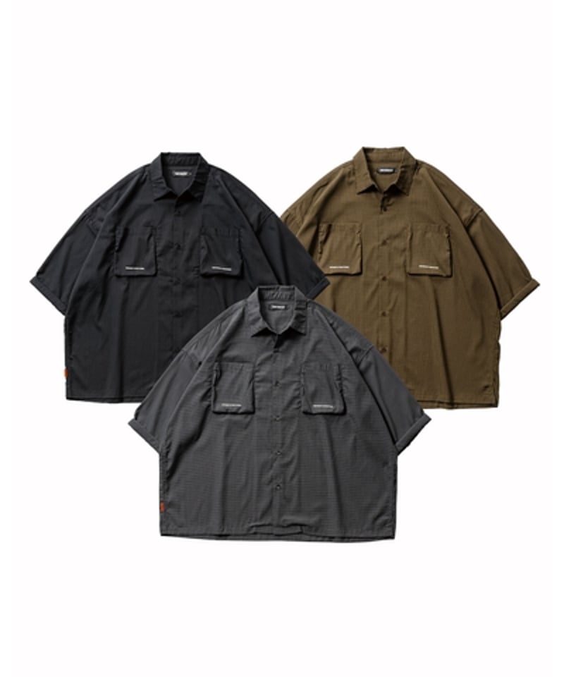TIGHTBOOTH | TBPR / SEERSUCKER ROLL UP SHIRT |