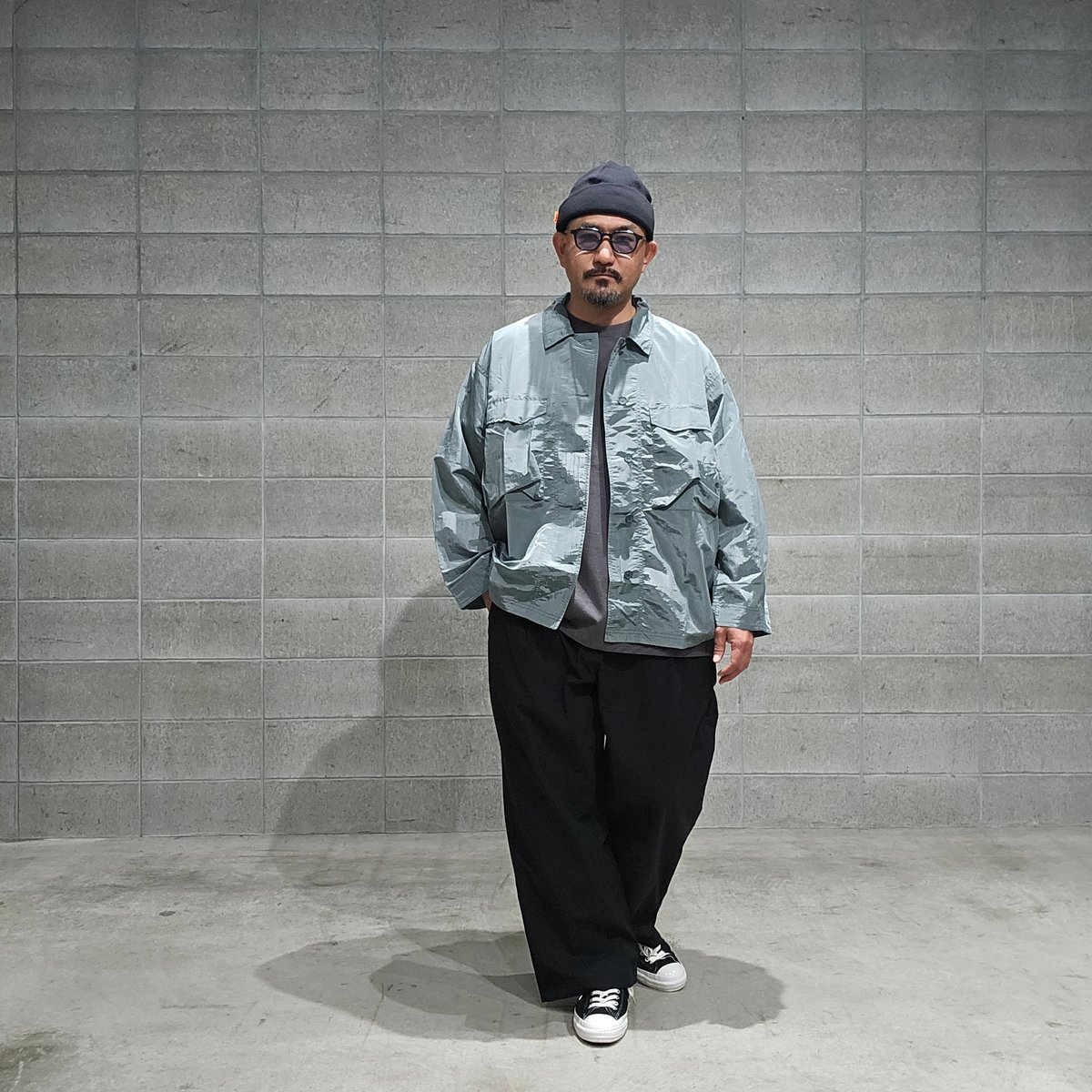 TIGHTBOOTH | TBPR / METALLIC BDU SHIRT | Sax |