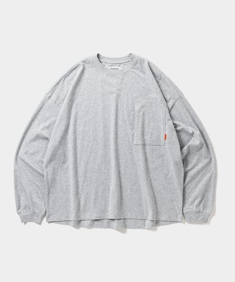 TIGHTBOOTH | TBPR / LABEL LOGO L/S T-SHIRT | Gray
