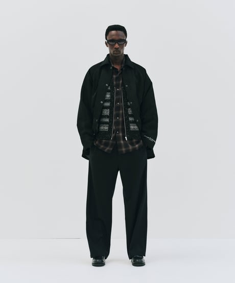 𝐂𝐎𝐎𝐓𝐈𝐄 | Nylon Twil Work Jacket | Black