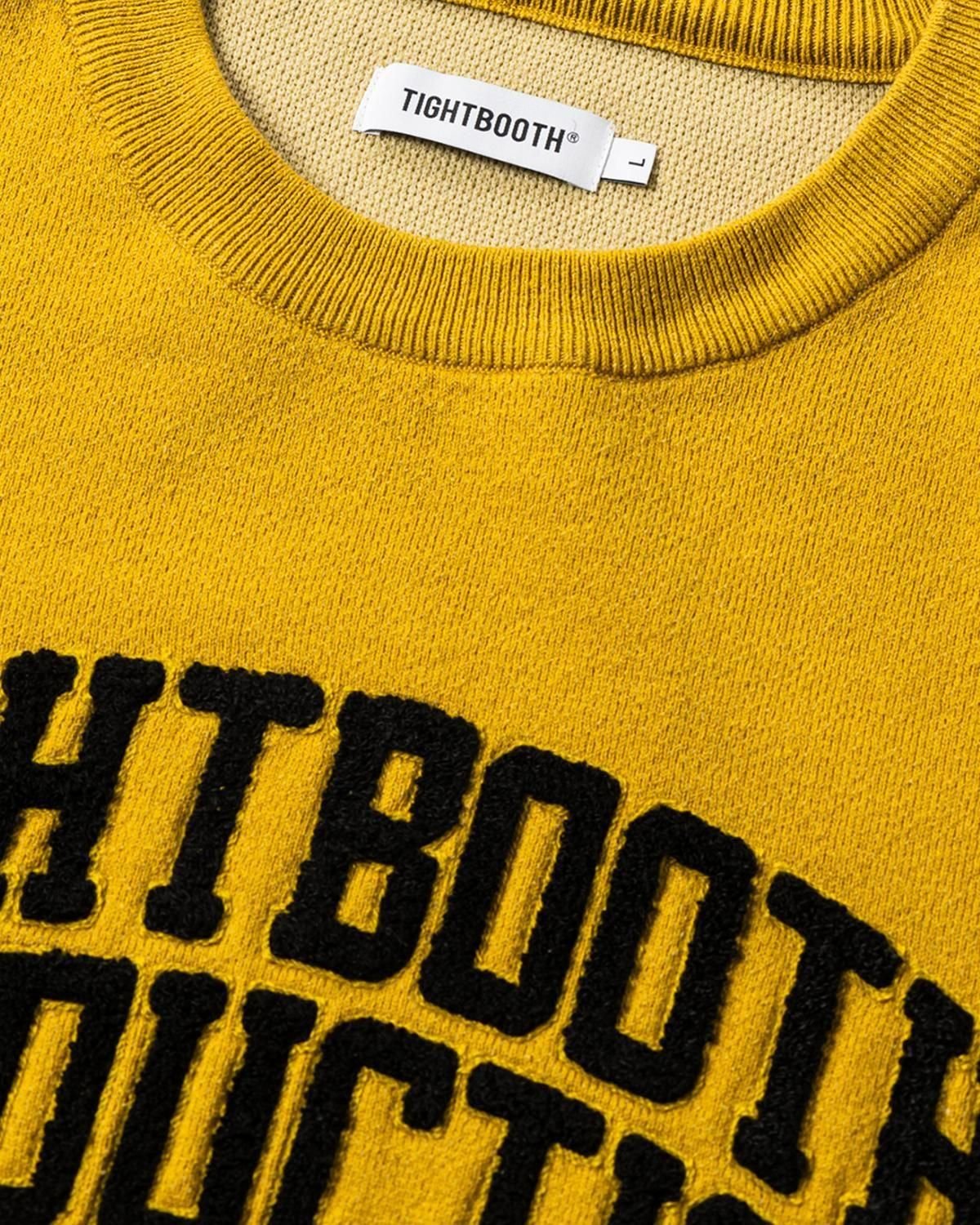TIGHTBOOTH | COLLEGE SWEATER | BLACK | Work In 