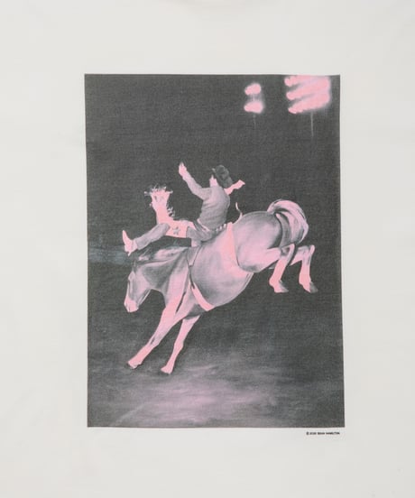 COOTIE | Print S/S Tee ( Pink 14 ) | White