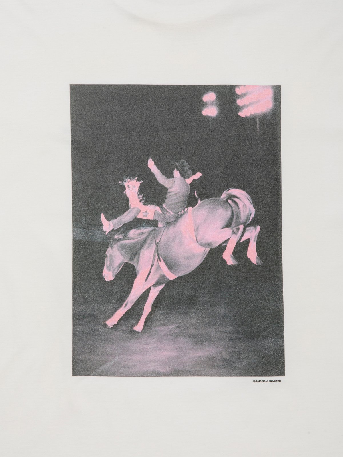 𝐂𝐎𝐎𝐓𝐈𝐄 | Print S/S Tee ( Pink 14 ) | White | Wo