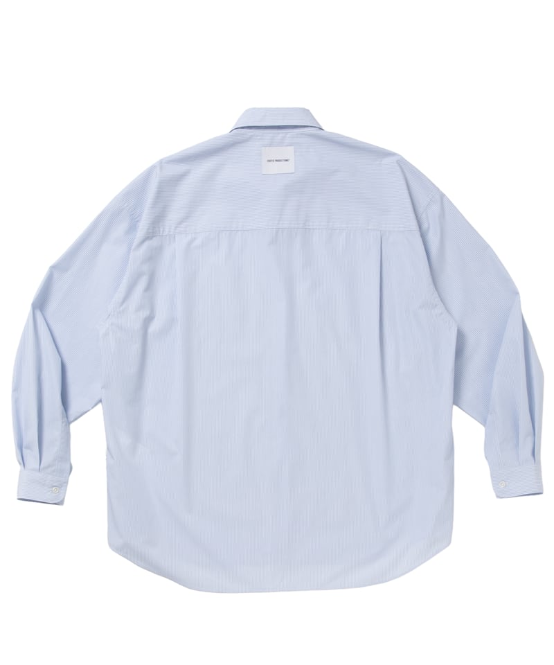 𝐂𝐎𝐎𝐓𝐈𝐄 | Stripe Broad L/S Shirt | Saxe | Work I