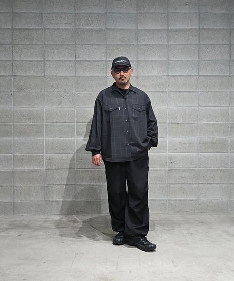COOTIE | T/W L/S Scout Shirt | Black