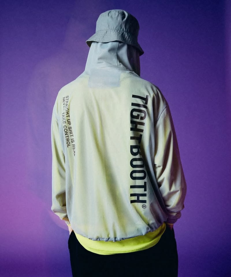 TIGHTBOOTH | TBPR / LABEL LOGO SHEER PARKA | Bl