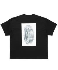 COOTIE | Print S/S Tee ( Tire with Chains ) | Black