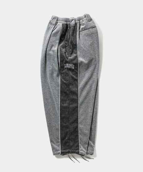 TIGHTBOOTH | VELOUR PIPING BALLOON PANTS | GREY