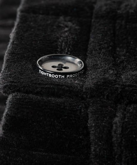 TIGHTBOOTH | VELOUR PIPING BALLOON PANTS | BLACK