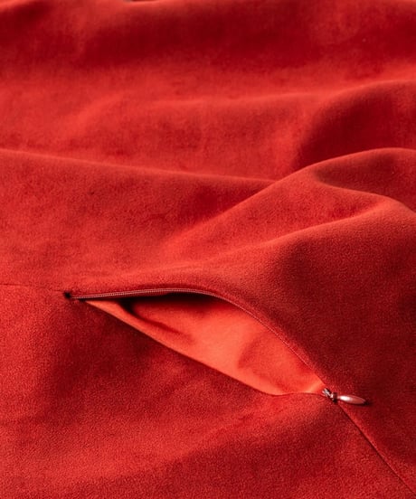 TIGHTBOOTH | SUEDE HOODIE | RED