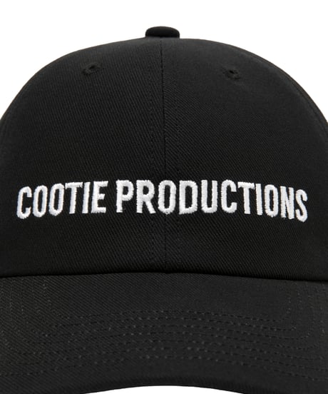 COOTIE | Cotton Serge 6 Panel Cap | Black