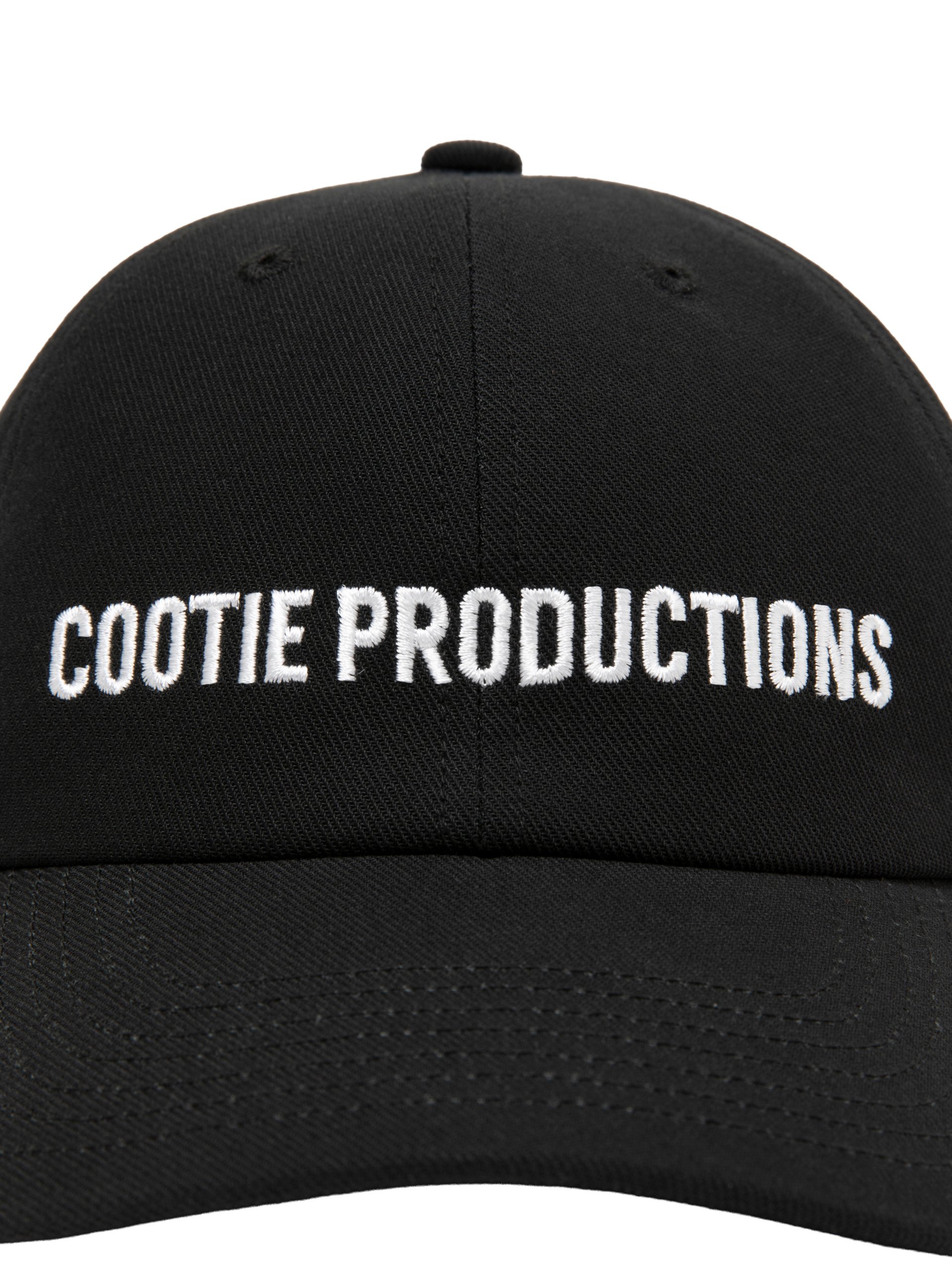 𝐂𝐎𝐎𝐓𝐈𝐄 | Cotton Serge 6 Panel Cap | Black | Wor