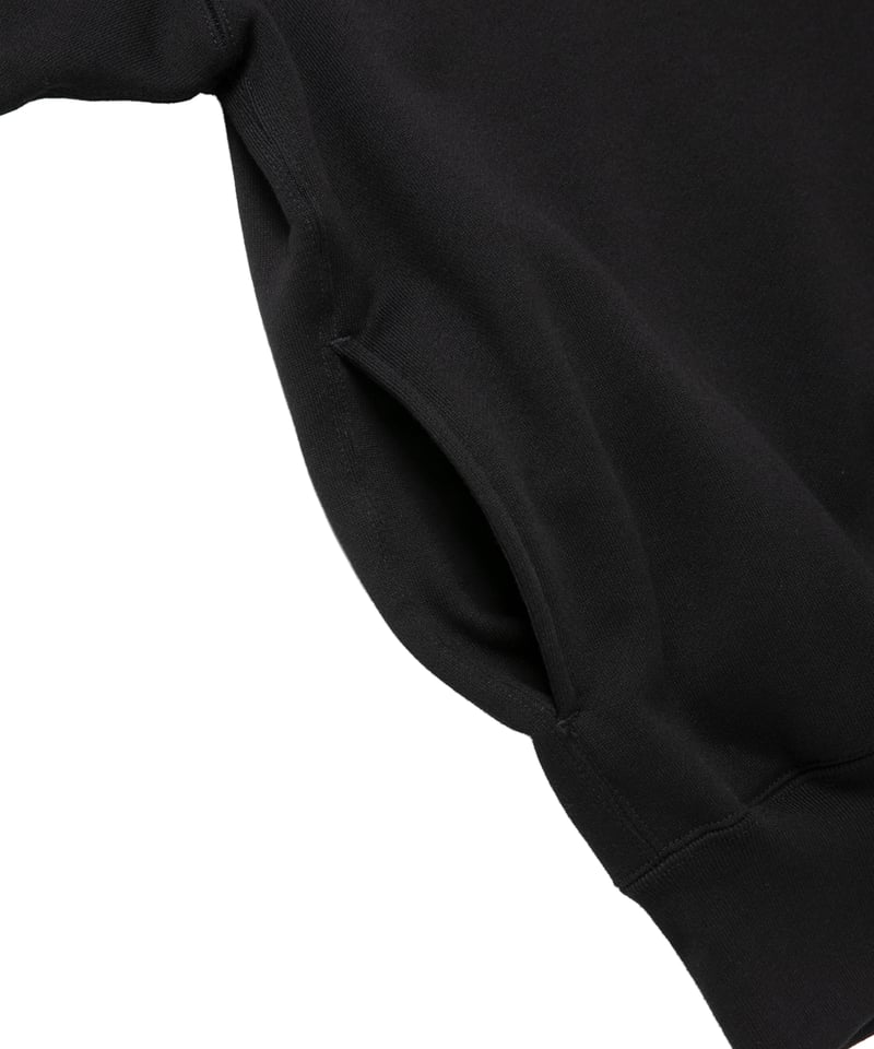 𝐂𝐎𝐎𝐓𝐈𝐄 | Plain Sweat Crew - LOGO | Black | Work