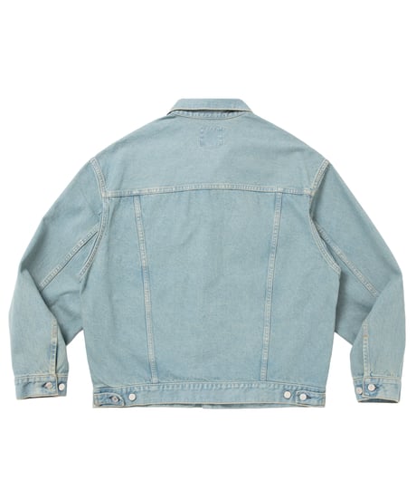 𝐂𝐎𝐎𝐓𝐈𝐄 | 12.5oz Denim Trucker Jacket | Indigo Fade OD