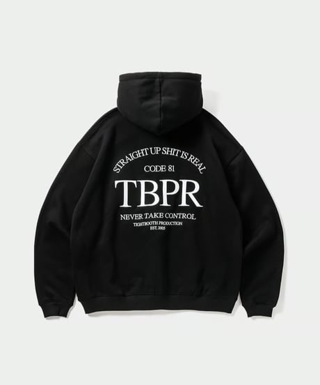 TIGHTBOOTH | STRAIGHT UP HOODIE | BLACK