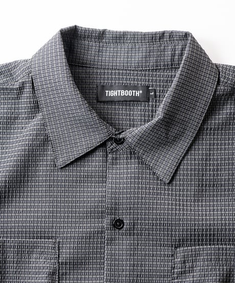 TIGHTBOOTH | TBPR / SEERSUCKER ROLL UP SHIRT | Gray