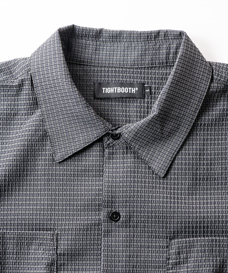 TIGHTBOOTH | TBPR / SEERSUCKER ROLL UP SHIRT |
