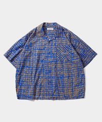 TIGHTBOOTH | BLEEDING LOGO ALOHA | Blue x Mustard