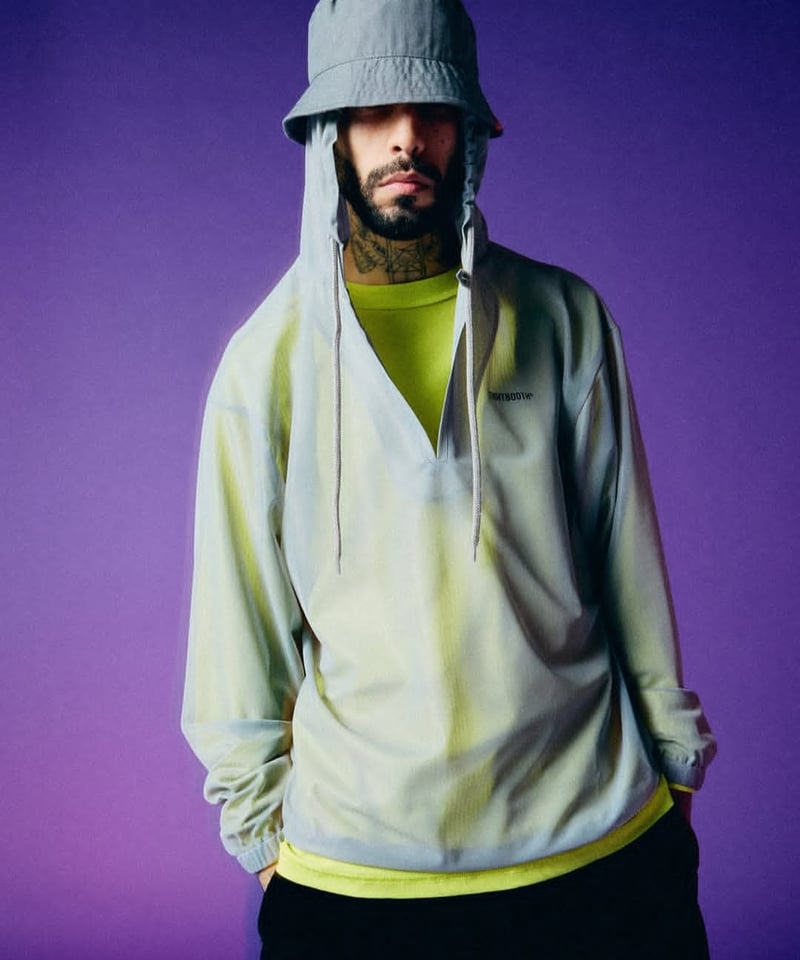 TIGHTBOOTH | TBPR / LABEL LOGO SHEER PARKA | Gr