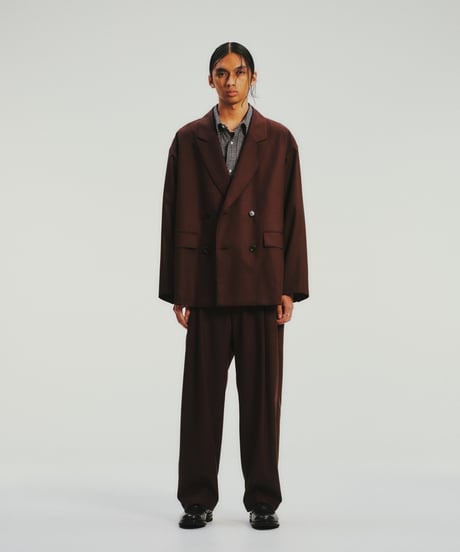 COOTIE | T/W Twill Double Breasted Jacket | Black