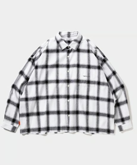 TIGHTBOOTH | PLAID LS SHIRT | WHITE