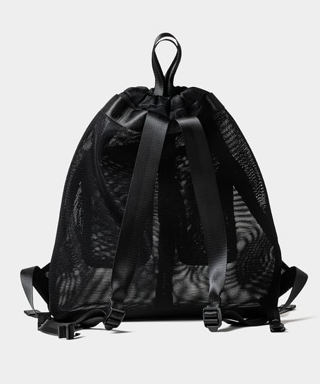 TIGHTBOOTH | TBPR / LOGO MESH KNAPSACK | Black