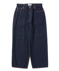 𝐂𝐎𝐎𝐓𝐈𝐄 | 12.5oz Denim 5 Pocket Extra Baggy Pants | Indigo