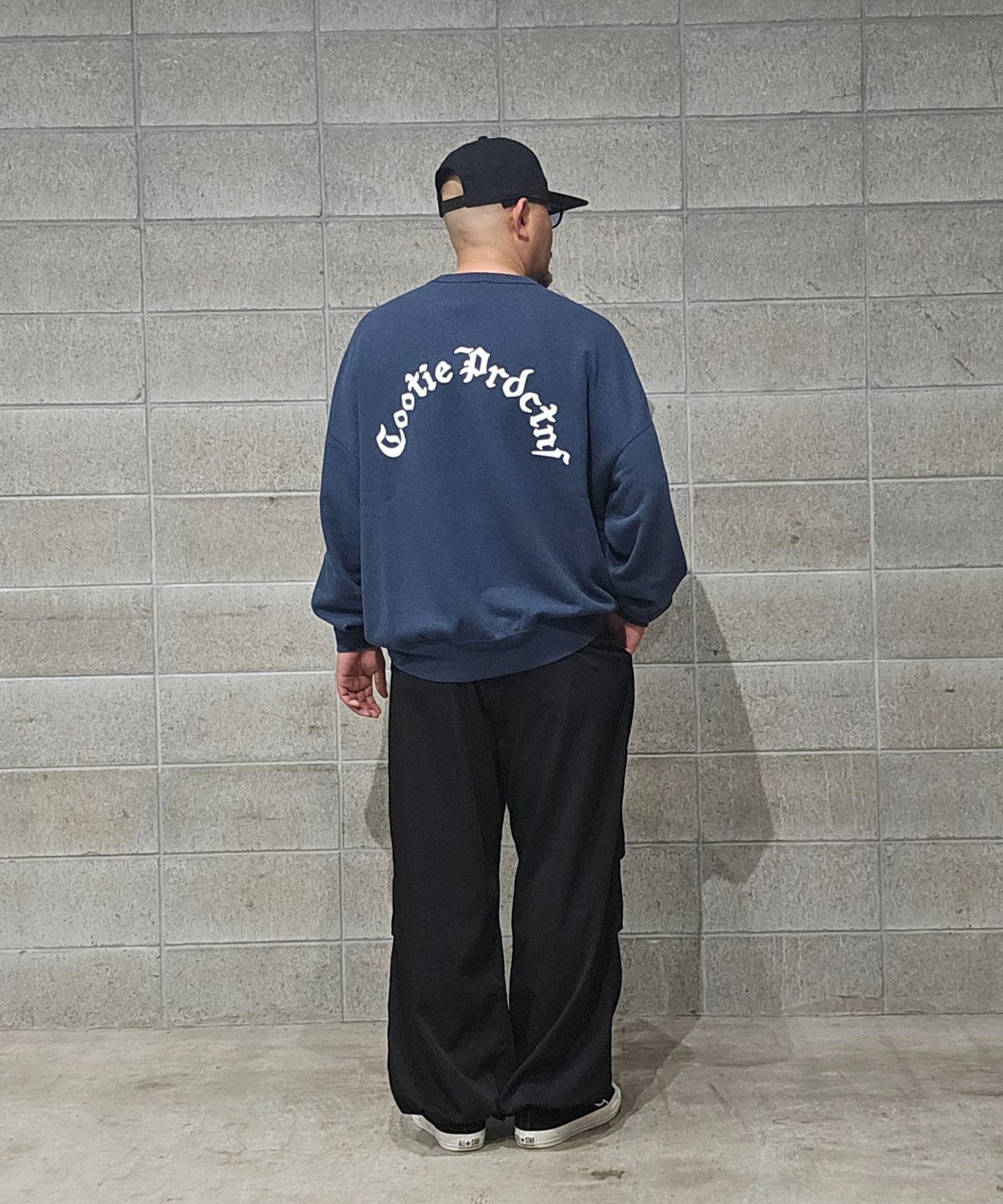 COOTIE | Venice Sweat Crew | Black | Work In Pr