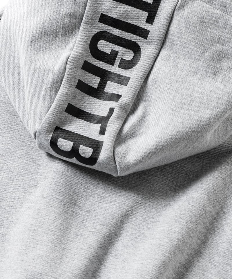 TIGHTBOOTH | HOODED LOGO SWEAT | GREY | Work In