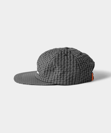 TIGHTBOOTH | TBPR / RIPPLE PLAID 6 PANEL | Black