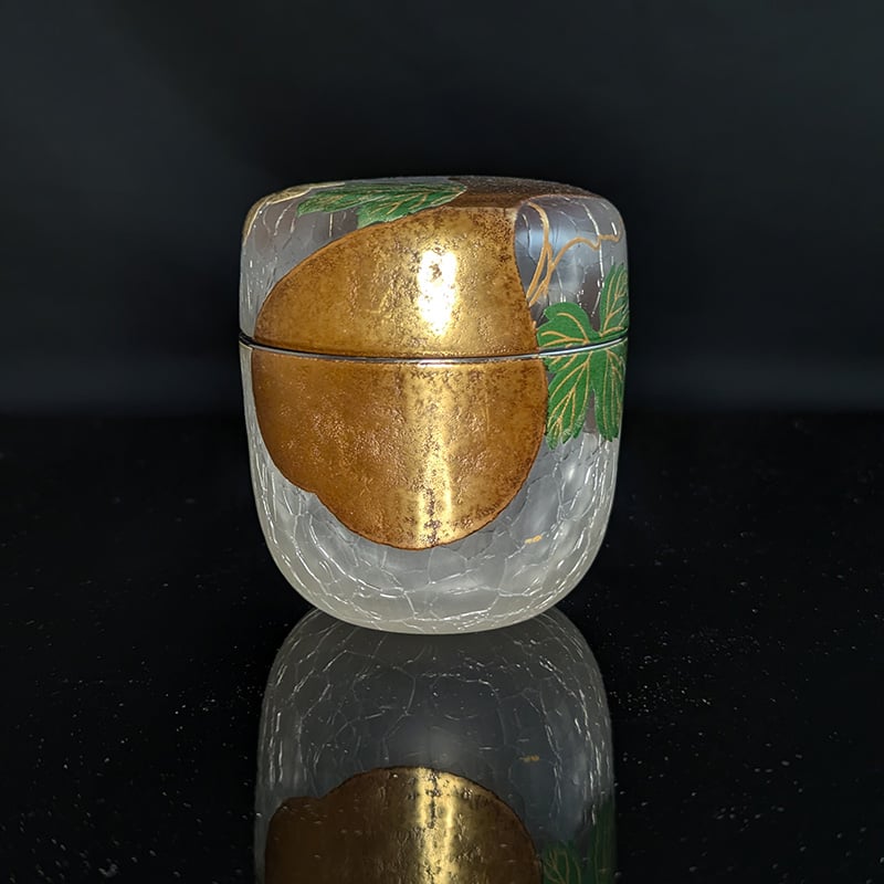 クリスタルガラス瓢蒔絵茶器（吉田華正） | 浦和 茶道具つかもと