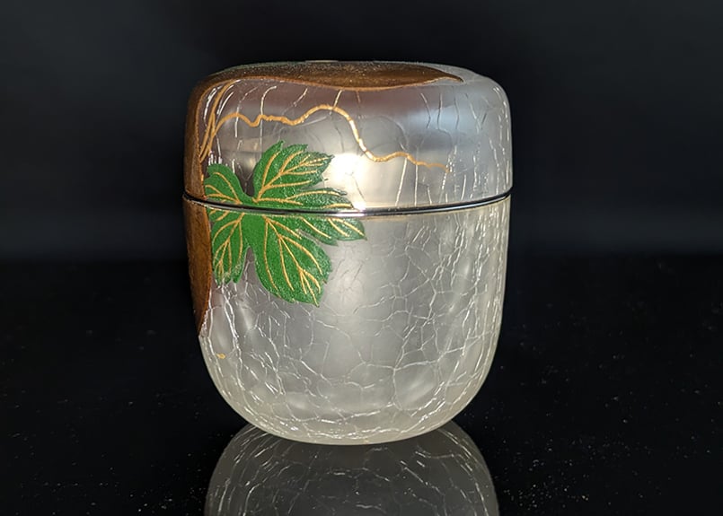 クリスタルガラス瓢蒔絵茶器（吉田華正） | 浦和 茶道具つかもと