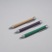 村上修一：木軸ペン 色漆研ぎ出し