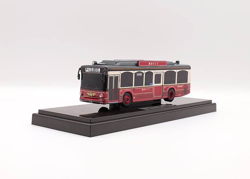 あかいくつ　バス 観光周遊バス　1/80スケール？ 横浜市営観光スポット周遊バス「あかいくつ」1/80スケールモデル
