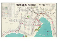 市電電車運転系統図(交通局)クリアファイル