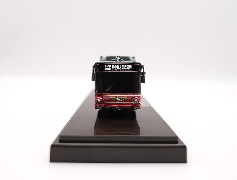あかいくつ　バス 観光周遊バス　1/80スケール？ 横浜市営観光スポット周遊バス「あかいくつ」1/80スケールモデル
