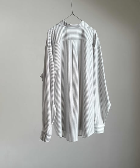 KANEMASA PHIL. "46G Stripe Atmosphere Shirt"