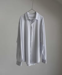 KANEMASA PHIL. "46G Stripe Atmosphere Shirt"