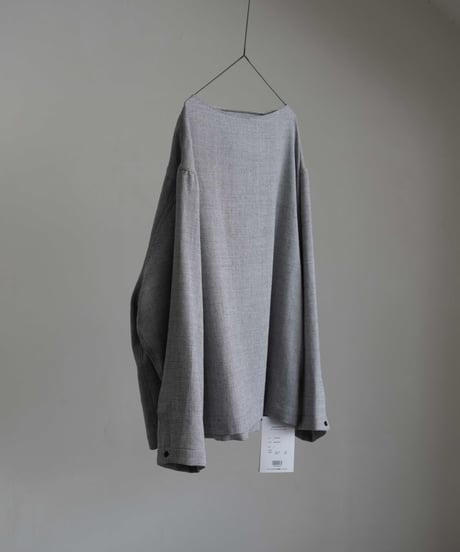 nonnotte "Draping Big Basque Shirt"