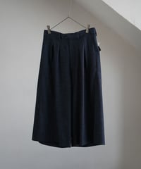 m's braque "Cropped 2-In-Tucked Wide Dress Pants"